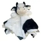Cow Comforter soft plush toy 12"/30cm baby comforter blankie ES Kids