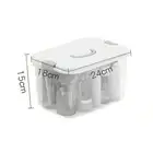 Organizer Case Visible Keep Tidy Portable Closet Cloth Storage Bin Strong Load