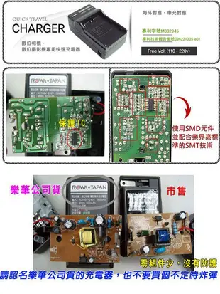 【數配樂】ROWA 樂華 for 國際牌 DMW-BLH7E 電池 充電器 GM1 GF7 GF9 LX10