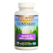 Host Defense, Lion's Mane Capsules, Promotes Mental Clarity, Focus and Memory