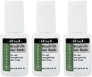 [IBD] 5 Second Brush On Nail Glue Gel Resin – Strong Nail Glue for Broken, Cracked & Split Natural Nails, NailBond Repair & Strengthening for Wraps – 6g, 3 Count