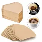 40pcs 101 "V" Shape Coffee Cup Filter Paper Espresso Machine Mocha Pot Strainer