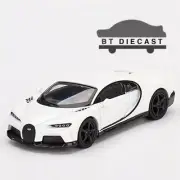MINI GT BUGATTI CHIRON SUPER SPORT 1/64 DIECAST MODEL CAR WHITE MGT00440