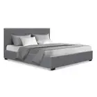 Artiss Bed Frame Double Size Gas Lift Grey