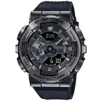 在飛比找PChome24h購物優惠-CASIO卡西歐 G-SHOCK 百搭金屬雙顯腕錶 GM-1