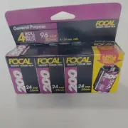 Vintage 4 pack Expired 200 IOS Kmart Focal Color Film 35mm 96 exposures