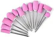 Nail Art Machine Accessories 12 Pack Nail Grinding Heads Drill Bit Tools for Nail Art Nail File Bits Nail Art Supplies