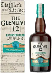 The Glenlivet 12 Year Old Licensed Dram Single Malt Scotch Whisky 700ml