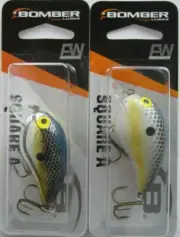 2 - Bomber® Square ''A''™ Crankbaits - 2" - Foxy Shad & Foxy Momma