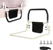 Foldable Bed Auxiliary Railing, Compact Auxiliary Railing with Drop Protection Bedside Armrest Bedroom Safety