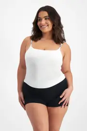 [Bonds] Bonds Women's Sleep Viscose Bamboo Blend Support Singlet in White Size: Medium, Moisture-Wicking M White