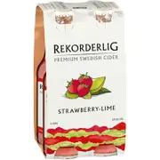 [Rekorderlig] Rekorderlig Strawberry & Lime Cider Bottle 330mL