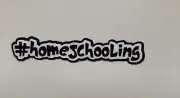 #137 #homeschooling PREMADE TITLE FOR SCRAPBOOK CARD MAKING junk journal - Tonya