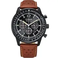 在飛比找森森購物網優惠-CITIZEN 星辰 飛行時尚光動能計時腕錶-CA4505-