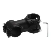 31.8mm Bike Stem 7 Degree 60mm Bicycle Handlebar Stem for MTB, Shiny Black