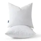Pillow Inserts 22x22 Inch Set of 2, Feather Mix Polycotton with Cotton Fabric...