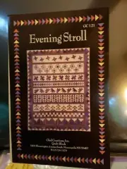 Glad Creations inc EVENING STROLL #GC121 Quilt pattern 68 x 88" WoW ❤
