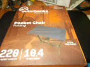 Outer Banks Provisions Camping Pocket Folding Chair - NEW