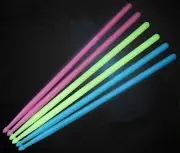 3Pair of 5A Nylon Drumsticks Stick for Drum Set Luminous Light Up Drumsticks,...