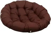 Generic Hammock Egg Chair Cushion Hanging Basket Pad, Backrest Pillow, Rocking Chair Seat Mat, for Porch Home Garden Patio Balcony, 60x60 cm