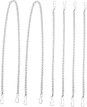 PLAFOPE 6pcs Iron Tag Chain for Lantern Bag Flowerpot Necklace Making Decorative Hangers