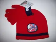 Nintendo Mario Kart Wii Boys Hat Glove 2pc Cold Weather Set OSFM Stocking New