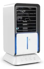 Portable Mini Personal Air Conditioner with Timer and Night Light, 3 Speeds. NEW