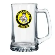 Jolly Rogers Tomcat Patch 14 fl oz UVDTF Beer Mug