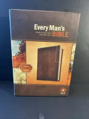 NLT Every Man's Bible Deluxe Explorer Edition Christian Holy book study text
