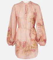 [Zimmermann] Zimmermann Cascadian floral silk tunic AU 16 pink