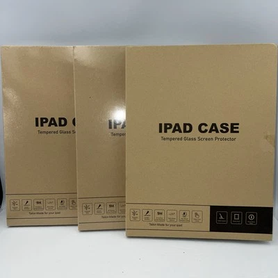 (3)SUPFINE for 10.2 Inch iPad 9th/8th/7th Generation Cases w/Glass SCN Protector