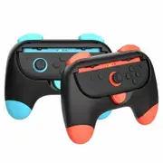Controller Grips Kit for Switch 2,2 Pack Soft TPU Slim Cover with ABXY Direction Button Caps,Ergonomic Grip,Scratch-Resistant Shell