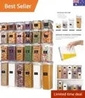 24pcs Airtight Food Storage Container Set, kitchen Storage & Organisation, BP...