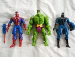 絕版 TOYBIZ  MARVEL漫威  1998 SHAPE SHIFTERS 變形金剛 公仔 蜘蛛人 浩克