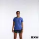 【2XU】女 Aero運動短袖上衣(紫藍/反光藍)