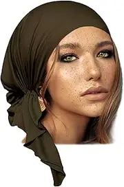 [ShariRose] Pre-Tied Cotton Headwear Head-Scarf Chemo Cancer & Tichel Friendly in 30 Colors!