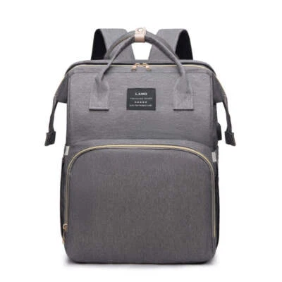 NNEDSZ Multifunctional Diaper Backpack with Mosquito Net and Insulated Pockets -