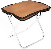 LAPOOH Portable Folding Camping Stool Zip Packed Stool Lightweight Collapsible Stool for Outdoor Camping