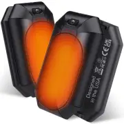 2 Pack AI Hand Warmers Rechargeable, Electric Hand Warmer Reusable, USB Handw...