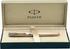 Parker Sonnet Ballpoint Pen Pink Gold Barrel Medium Black Ink Model 1795179