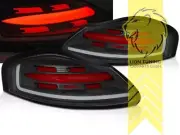 LT LED Lightbar DYNAMIC Rear Lights Tail Lamps Porsche Boxster 986 black red LHD