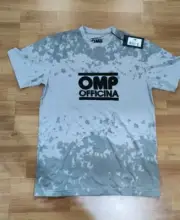 T-shirt OMP Original Greasy T-shirt Man Corta Grigio Size L Made In Italy