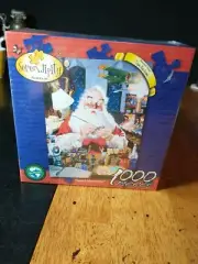 Santa's Masterpiece 1000 Piece Jigsaw Puzzle. By Serendipity, Factory Sealed