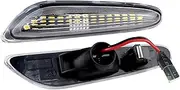 Side Mirror Indicator For BMW X3 E83 2004-2010 E82 E81 E88 E90 E91 E92 E93 E60 E61 2piece Led Side Marker Turn Signal Light Blinker Lamp Dynamic Sequential Blinker(NO Dynamic Crystal)