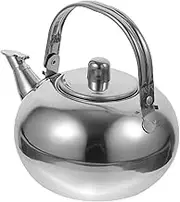 KOCKSHION Thick Stainless Steel Insulated Tea Pot Thermal Teapot for Home Office Travel Safe Clean Design for Tea Beverages Silver