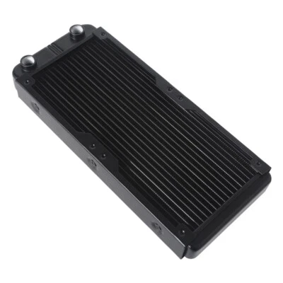 DIY Liquid Cooling System High-Density Fins 18 Row Aluminum Tubes Radiator 240mm