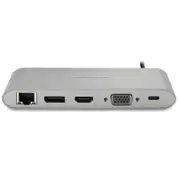 Kensington UH1440P USB-C 5Gbps Dual Video Driverless Mobile Dock 85W Pass Through Power - DP/HDMI/VGA