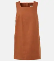 [Posse] Posse Rio linen shift dress UK 8 brown