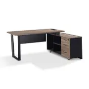 Modern Furniture ADRIANO Executive Office Desk 160-180cm - Light Brown