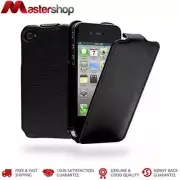 Cygnett Paparazzi Textured Flip Case for Apple iPhone 4 & 4S Black